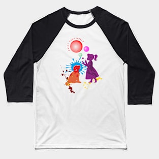 Paint your world Baseball T-Shirt